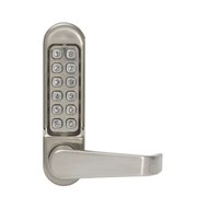 Kaba KABA: SIMPLEX Mechanical Push Button Lockset, Lever, Passage, None Key Override Options KABA-LD4714832D41